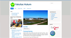 Desktop Screenshot of hukum.bunghatta.ac.id